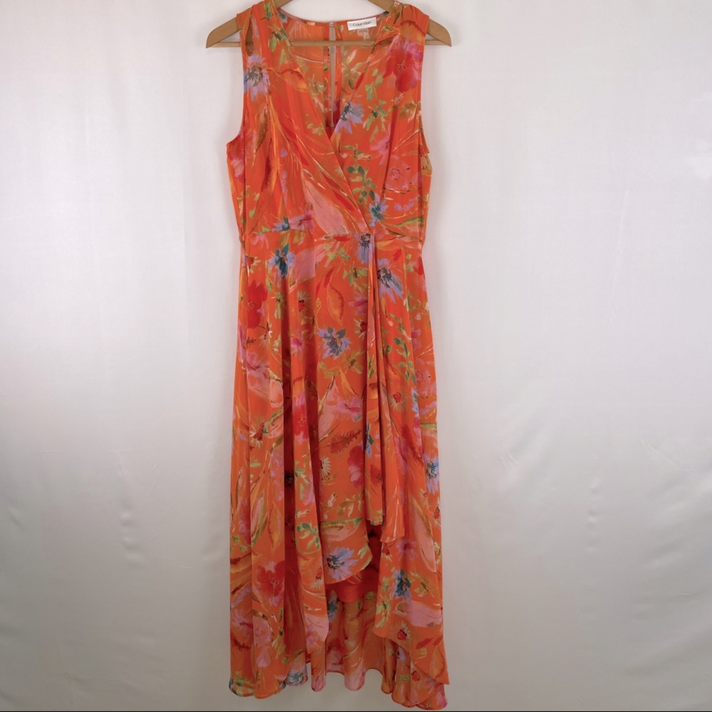 😊😊Calvin Klein Sunny Faux Wrap Dress!😊😊